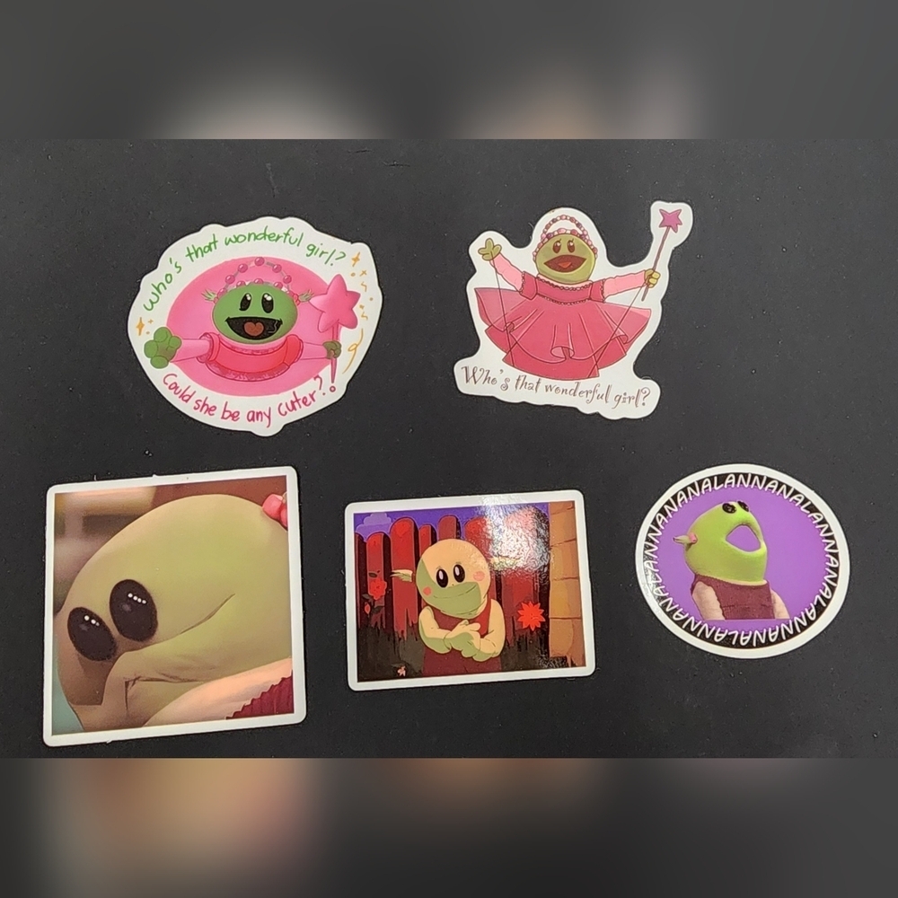 Mona Nanalan' Vinyl Sticker 5pk